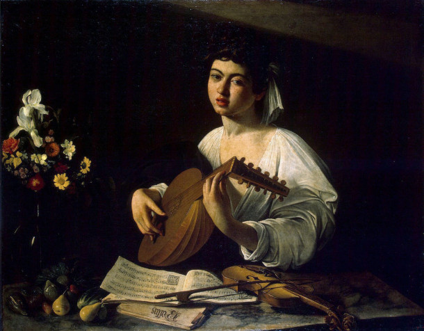 Caravaggio Lute Playe Inspired by art