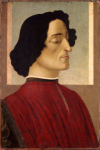 Sandro Botticelli "Portrait of Giuliano de'Medici"_ Composition_Inspired by Art